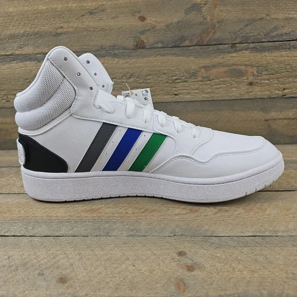 adidas Hoops 3.0 Mid Classic Men's Basketball Shoes - Picture 8 of 10